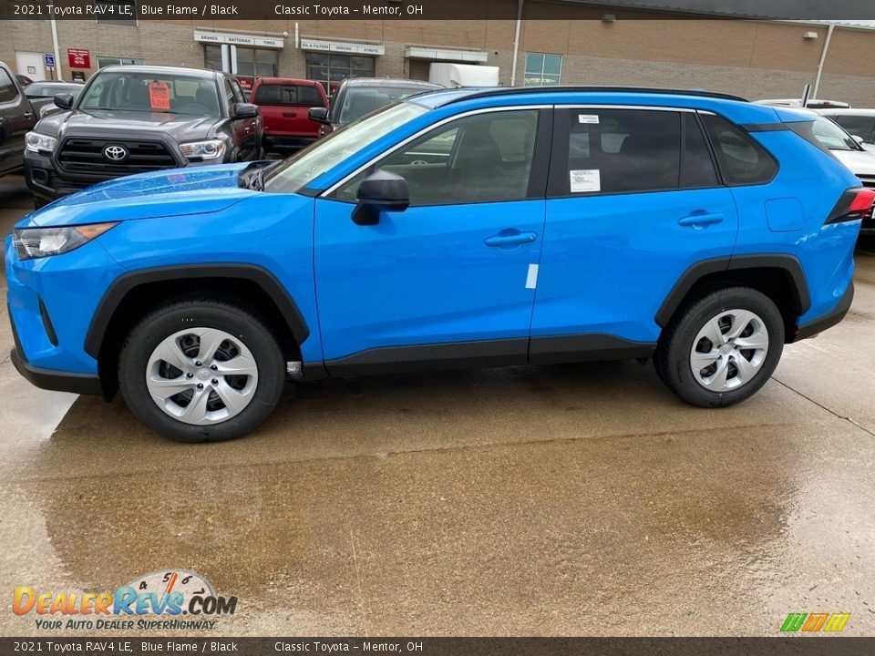 2021 Toyota RAV4 LE Blue Flame / Black Photo #1