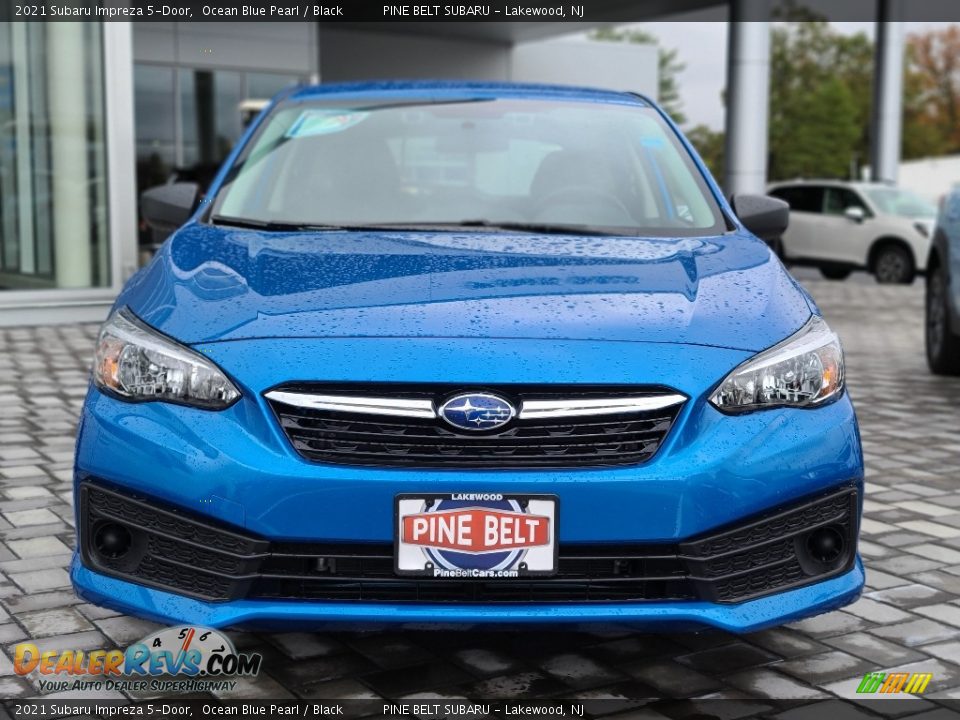 2021 Subaru Impreza 5-Door Ocean Blue Pearl / Black Photo #3