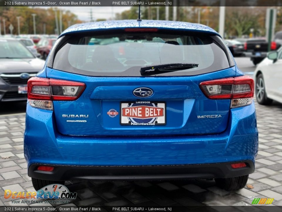 2021 Subaru Impreza 5-Door Ocean Blue Pearl / Black Photo #7