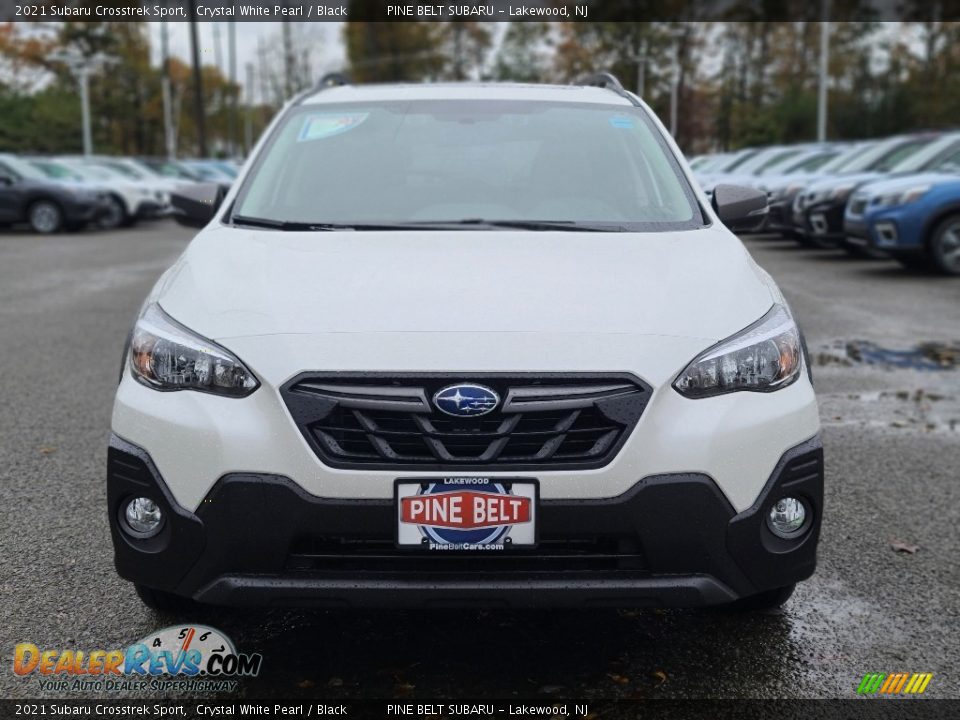 2021 Subaru Crosstrek Sport Crystal White Pearl / Black Photo #3