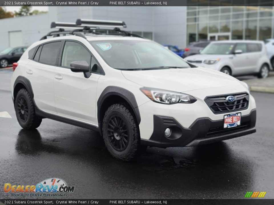 2021 Subaru Crosstrek Sport Crystal White Pearl / Gray Photo #1