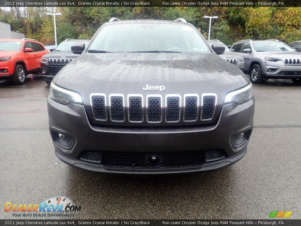 2021 Jeep Cherokee Latitude Lux 4x4 Granite Crystal Metallic / Ski Gray/Black Photo #2