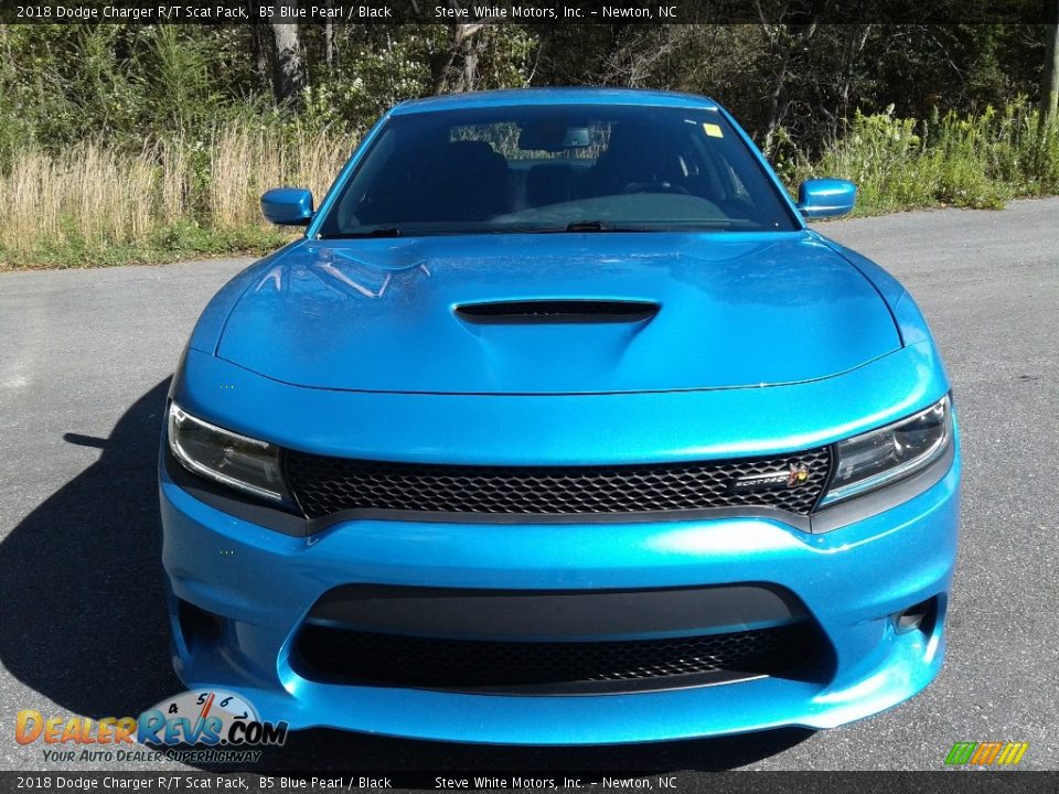 2018 Dodge Charger R/T Scat Pack B5 Blue Pearl / Black Photo #4