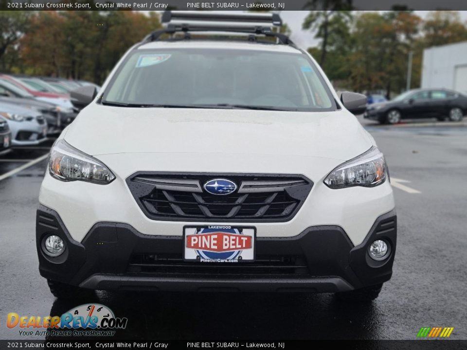 2021 Subaru Crosstrek Sport Crystal White Pearl / Gray Photo #3