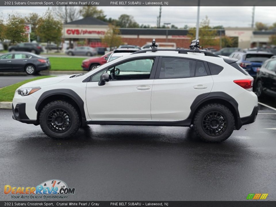 2021 Subaru Crosstrek Sport Crystal White Pearl / Gray Photo #4