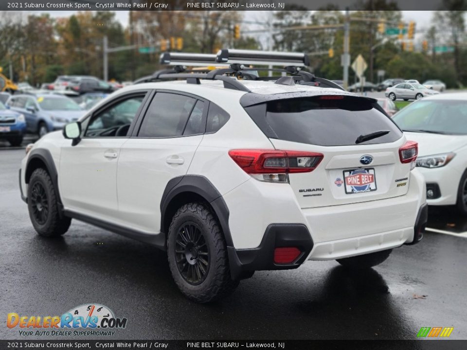2021 Subaru Crosstrek Sport Crystal White Pearl / Gray Photo #6