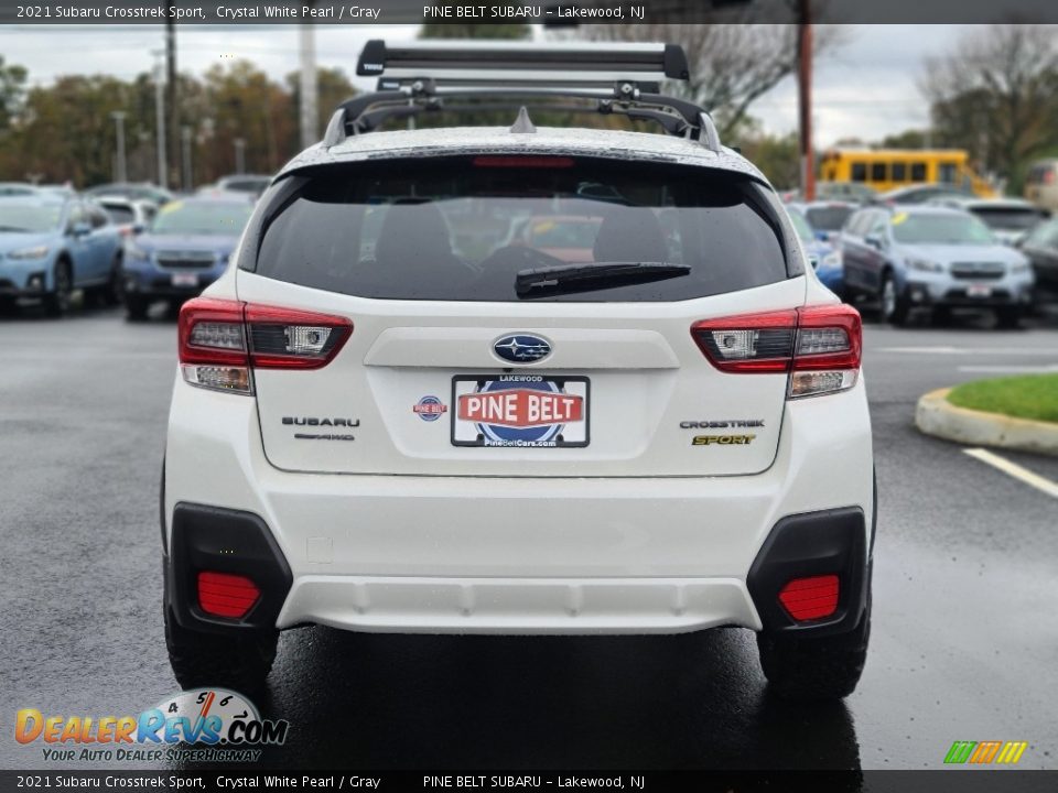 2021 Subaru Crosstrek Sport Crystal White Pearl / Gray Photo #7