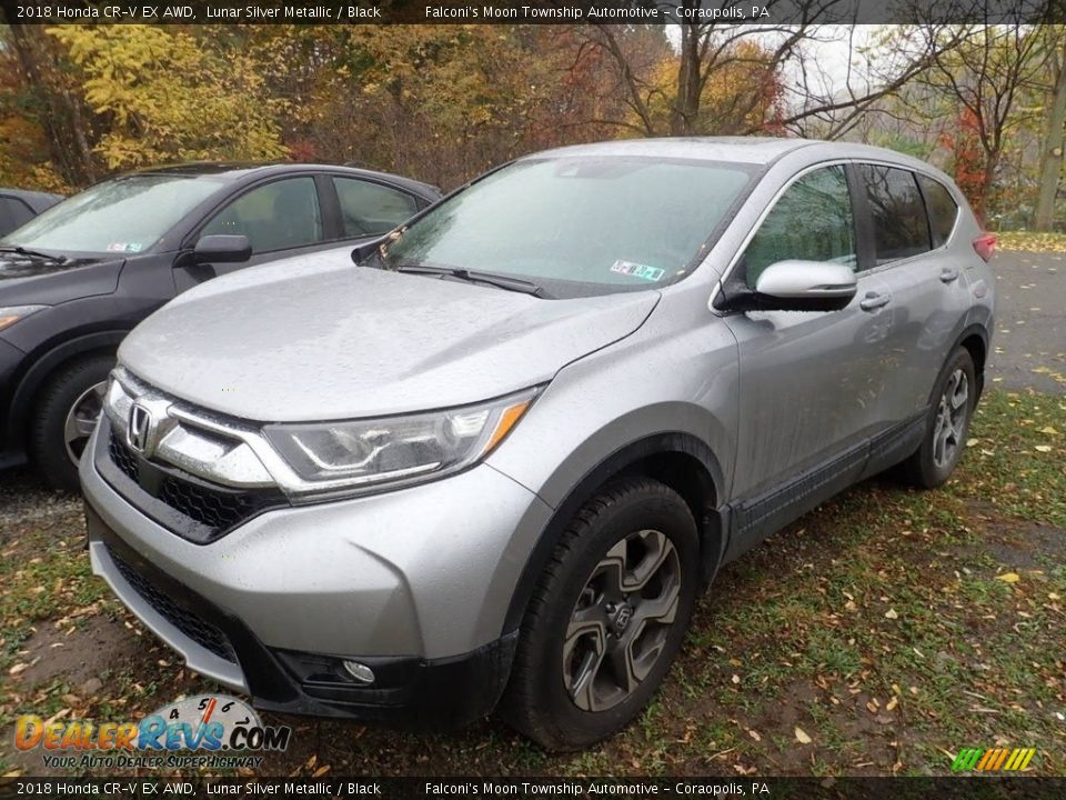 2018 Honda CR-V EX AWD Lunar Silver Metallic / Black Photo #1