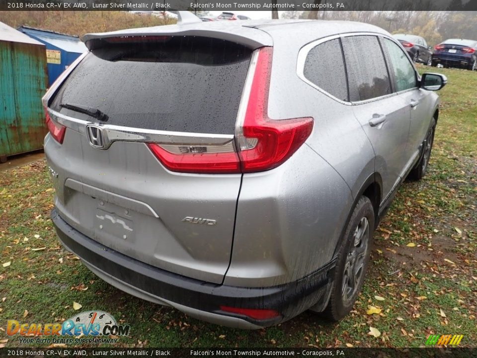 2018 Honda CR-V EX AWD Lunar Silver Metallic / Black Photo #4