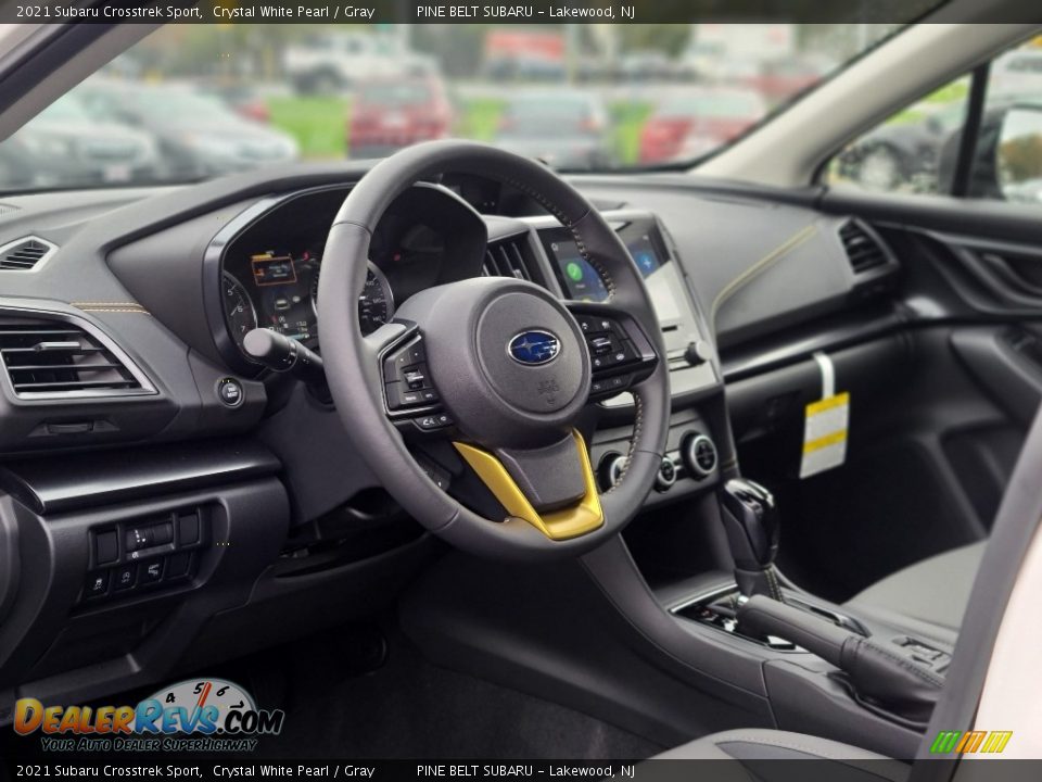 2021 Subaru Crosstrek Sport Crystal White Pearl / Gray Photo #13