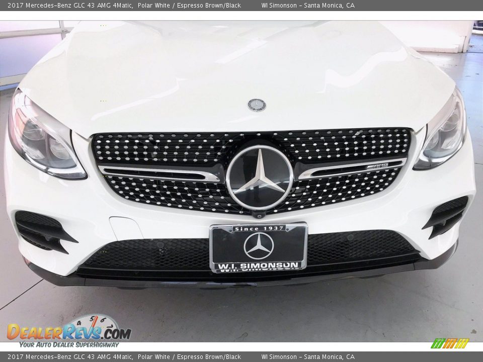 2017 Mercedes-Benz GLC 43 AMG 4Matic Polar White / Espresso Brown/Black Photo #30