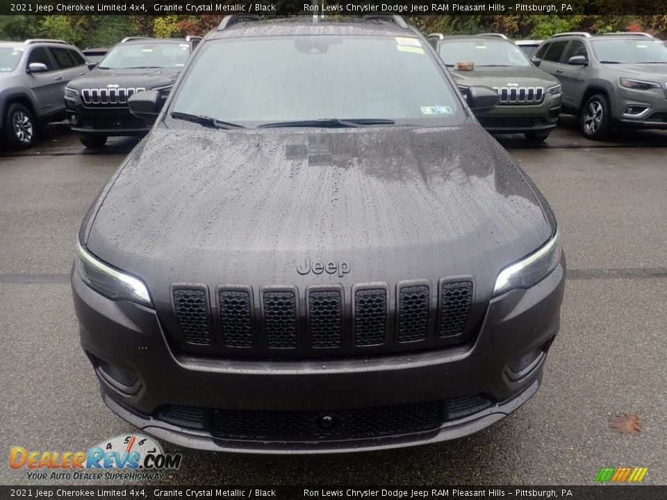 2021 Jeep Cherokee Limited 4x4 Granite Crystal Metallic / Black Photo #2