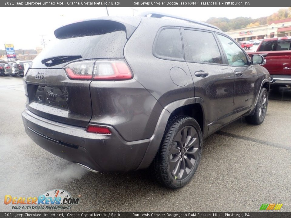 2021 Jeep Cherokee Limited 4x4 Granite Crystal Metallic / Black Photo #5