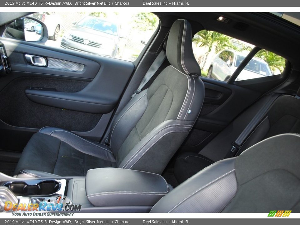 2019 Volvo XC40 T5 R-Design AWD Bright Silver Metallic / Charcoal Photo #12