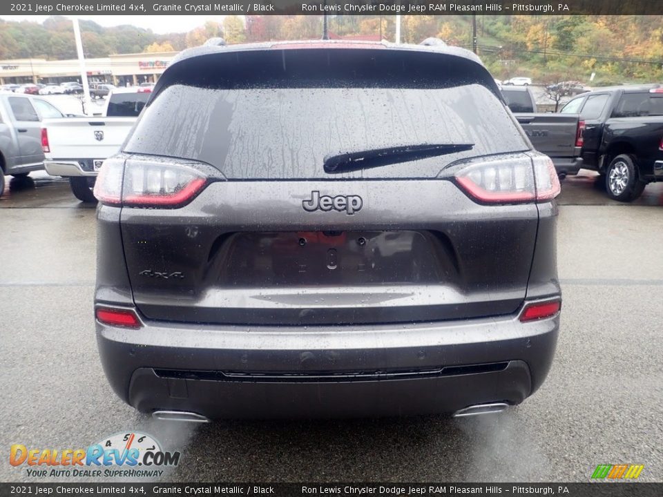 2021 Jeep Cherokee Limited 4x4 Granite Crystal Metallic / Black Photo #10