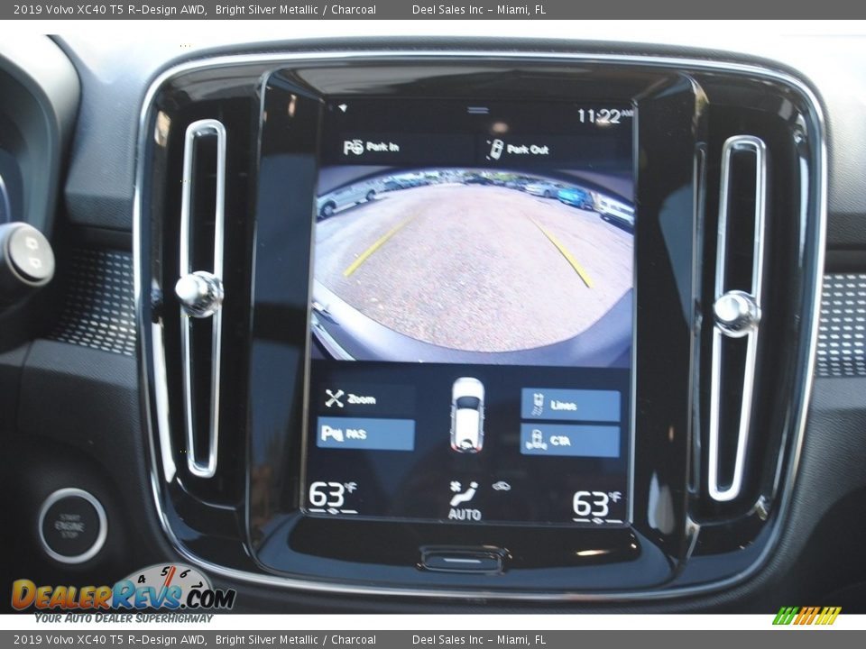 2019 Volvo XC40 T5 R-Design AWD Bright Silver Metallic / Charcoal Photo #15