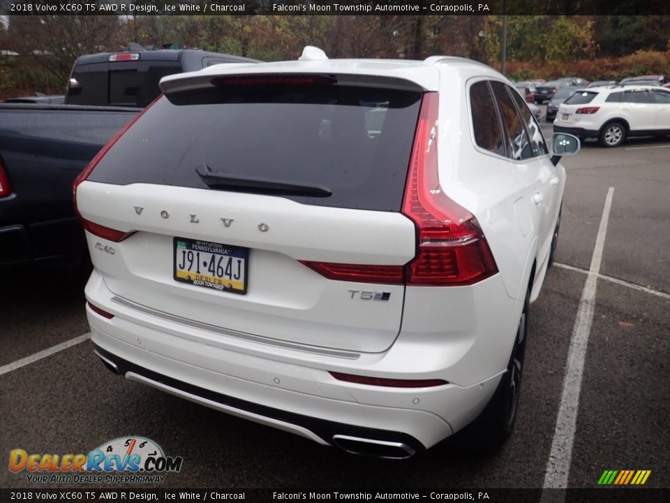 2018 Volvo XC60 T5 AWD R Design Ice White / Charcoal Photo #4