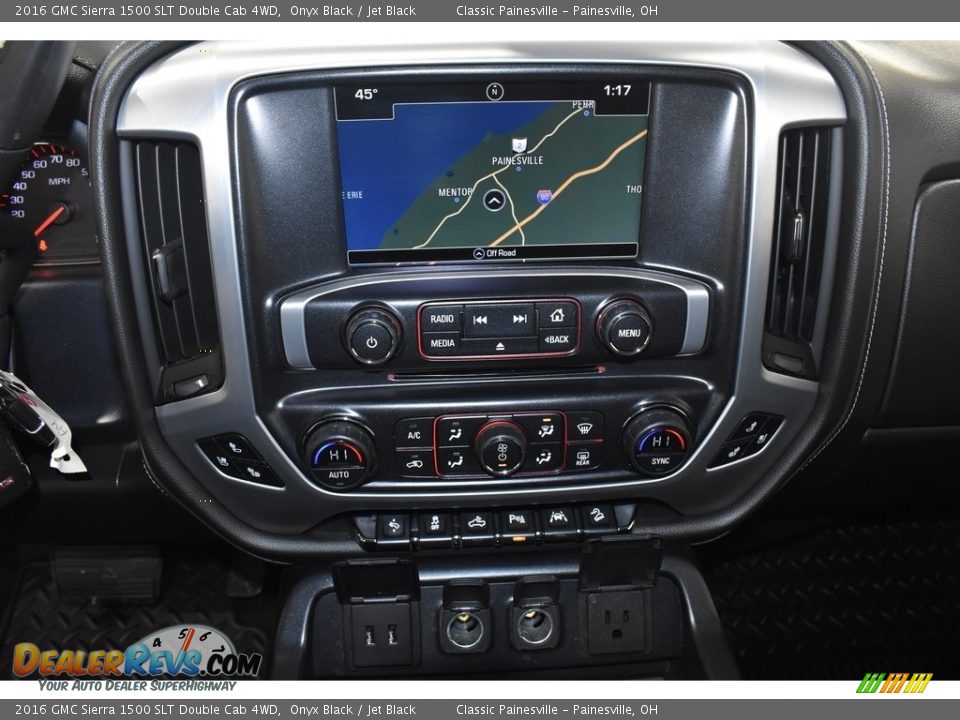 Navigation of 2016 GMC Sierra 1500 SLT Double Cab 4WD Photo #14