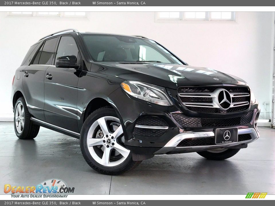 2017 Mercedes-Benz GLE 350 Black / Black Photo #34