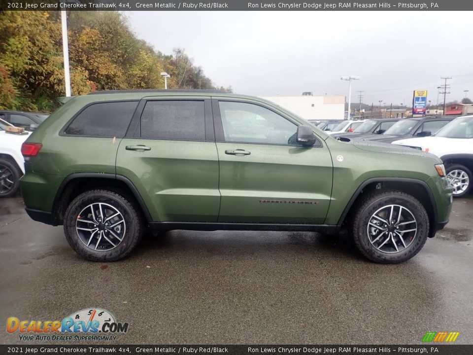 Green Metallic 2021 Jeep Grand Cherokee Trailhawk 4x4 Photo #4