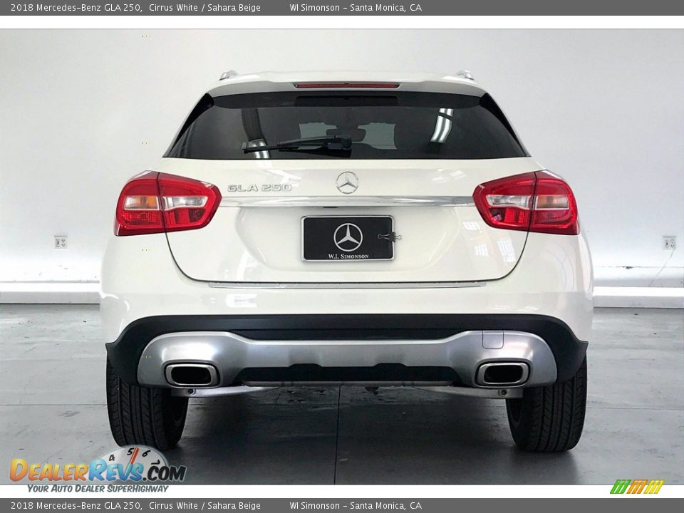 2018 Mercedes-Benz GLA 250 Cirrus White / Sahara Beige Photo #3