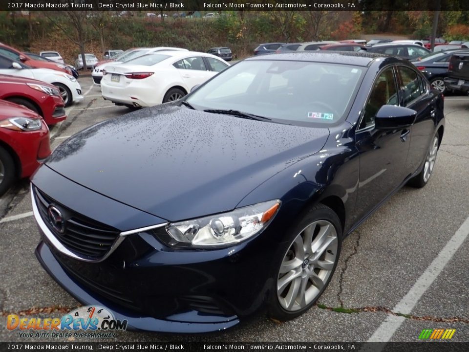 2017 Mazda Mazda6 Touring Deep Crystal Blue Mica / Black Photo #1