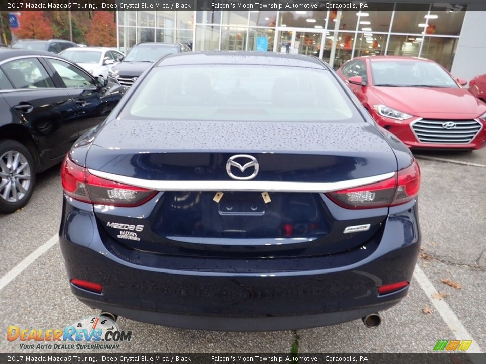 2017 Mazda Mazda6 Touring Deep Crystal Blue Mica / Black Photo #3