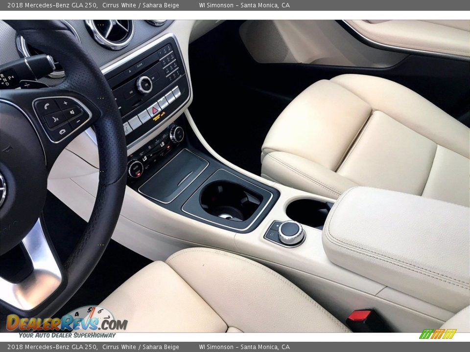 2018 Mercedes-Benz GLA 250 Cirrus White / Sahara Beige Photo #17