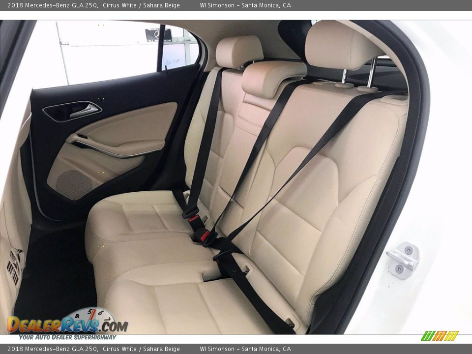 2018 Mercedes-Benz GLA 250 Cirrus White / Sahara Beige Photo #20