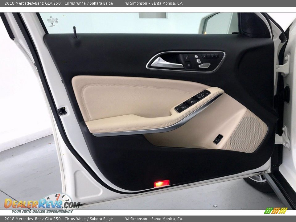 2018 Mercedes-Benz GLA 250 Cirrus White / Sahara Beige Photo #26