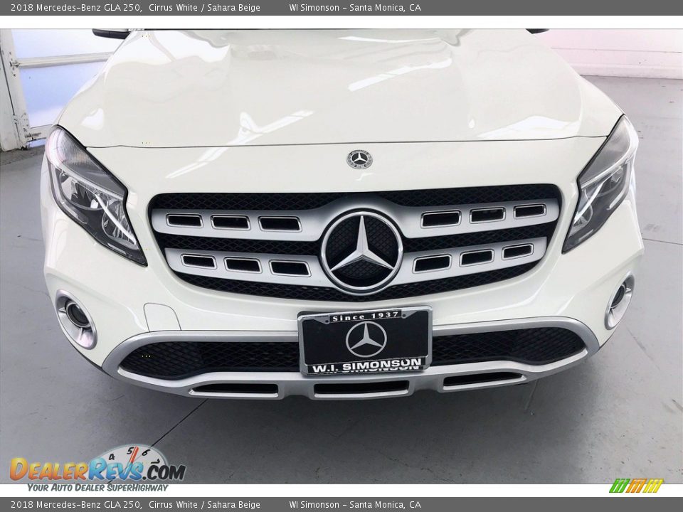 2018 Mercedes-Benz GLA 250 Cirrus White / Sahara Beige Photo #30