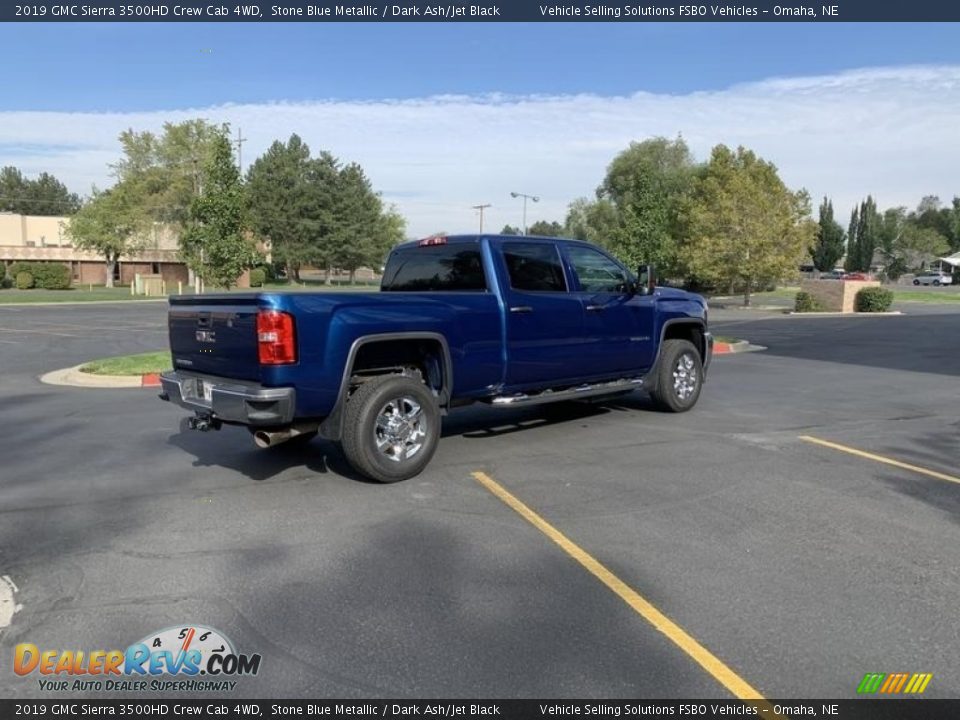 2019 GMC Sierra 3500HD Crew Cab 4WD Stone Blue Metallic / Dark Ash/Jet Black Photo #2