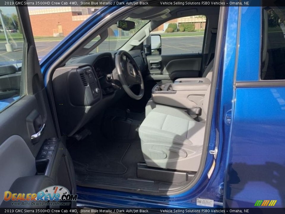 2019 GMC Sierra 3500HD Crew Cab 4WD Stone Blue Metallic / Dark Ash/Jet Black Photo #5