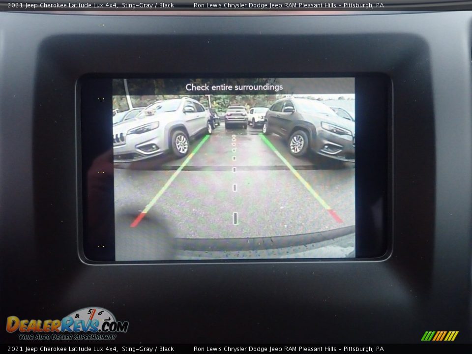 2021 Jeep Cherokee Latitude Lux 4x4 Sting-Gray / Black Photo #16