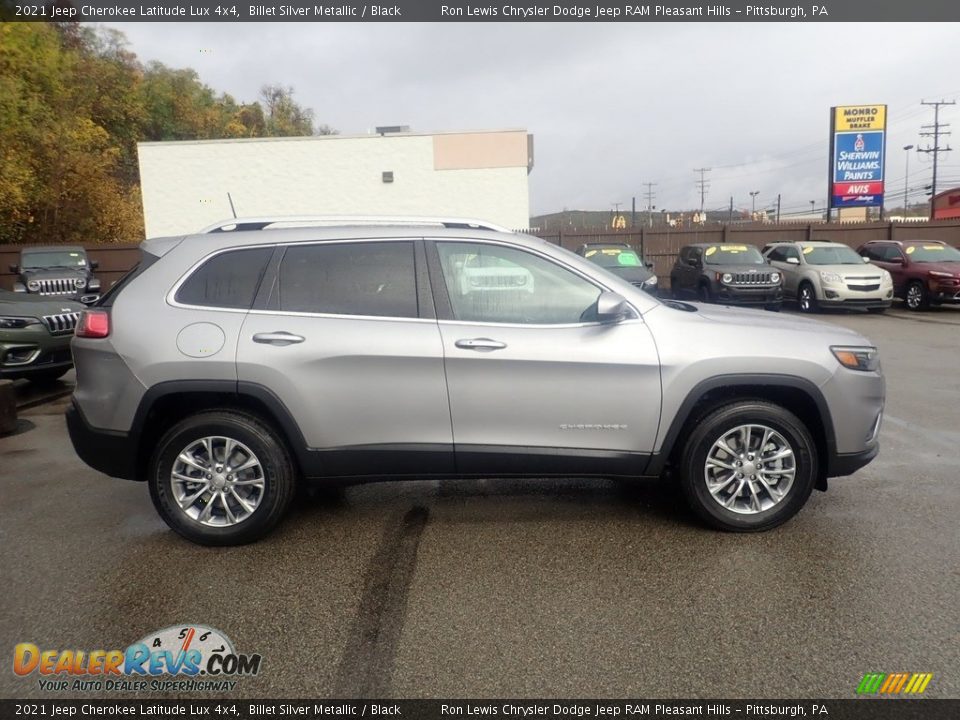 2021 Jeep Cherokee Latitude Lux 4x4 Billet Silver Metallic / Black Photo #4