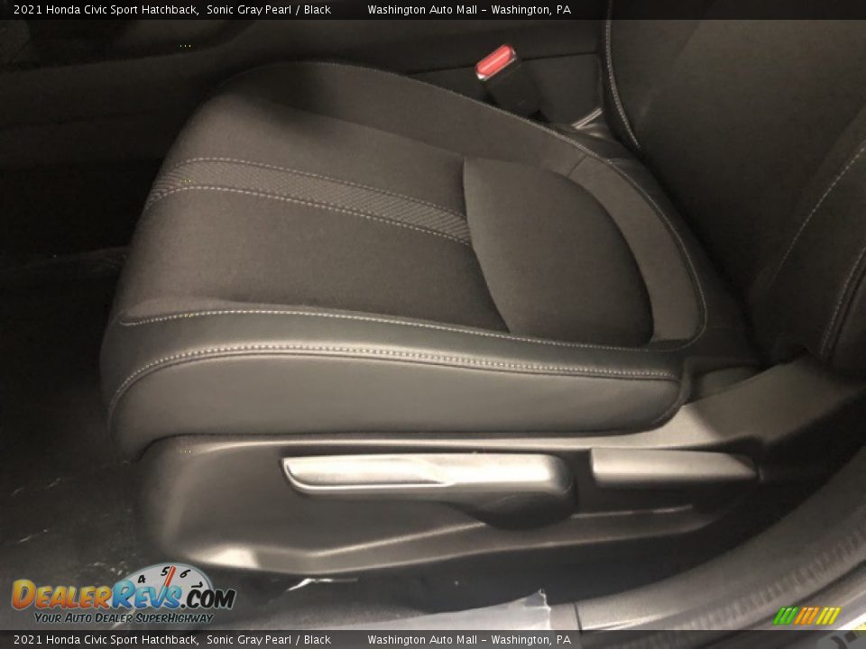 2021 Honda Civic Sport Hatchback Sonic Gray Pearl / Black Photo #8