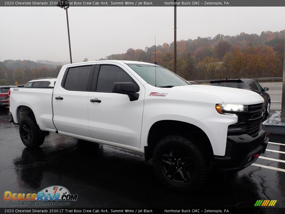 2020 Chevrolet Silverado 1500 LT Trail Boss Crew Cab 4x4 Summit White / Jet Black Photo #4