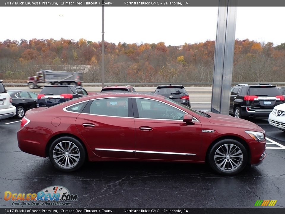 2017 Buick LaCrosse Premium Crimson Red Tintcoat / Ebony Photo #5