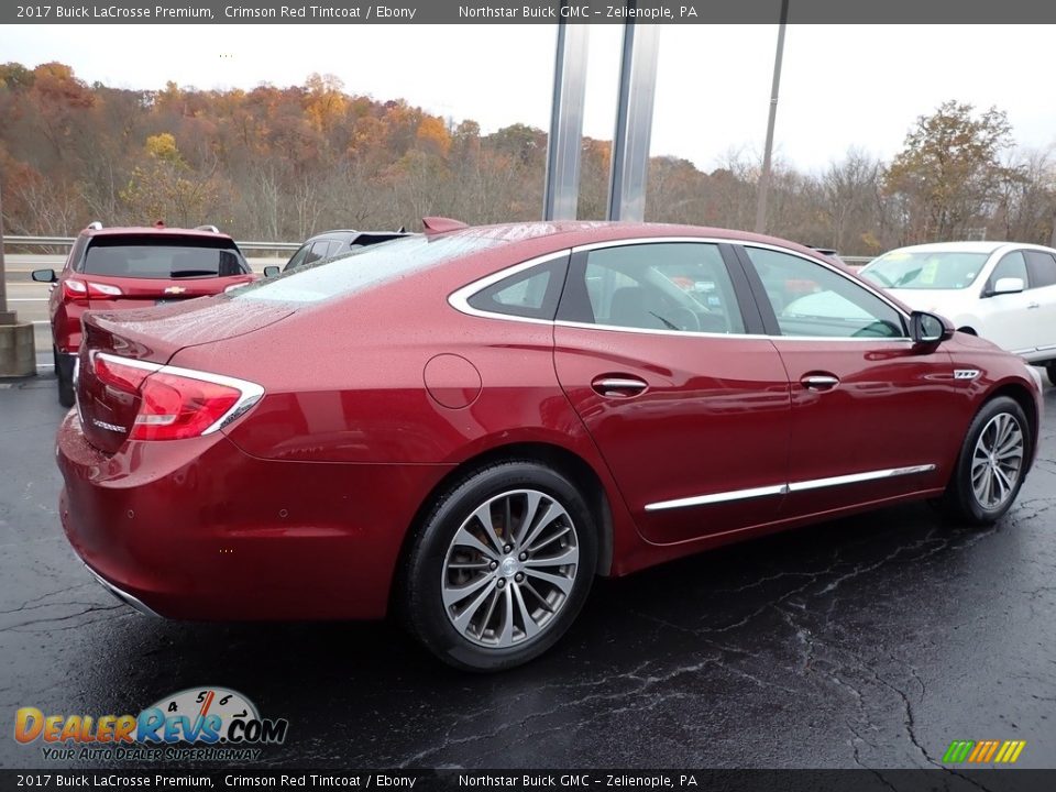 2017 Buick LaCrosse Premium Crimson Red Tintcoat / Ebony Photo #8