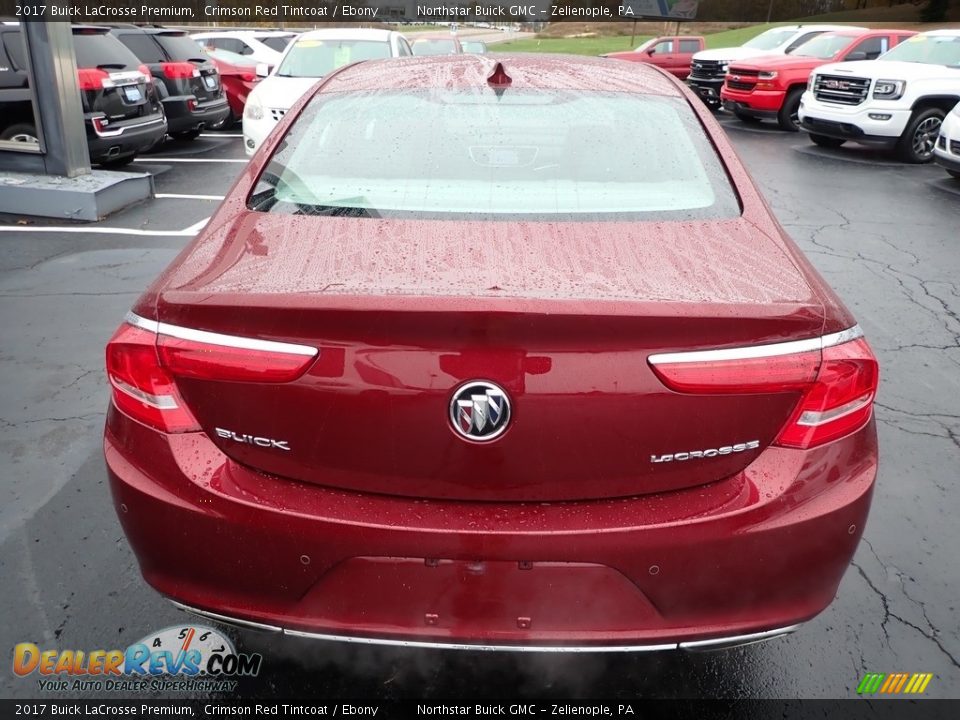 2017 Buick LaCrosse Premium Crimson Red Tintcoat / Ebony Photo #9