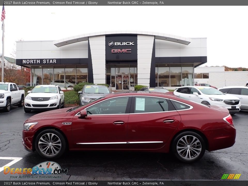 2017 Buick LaCrosse Premium Crimson Red Tintcoat / Ebony Photo #12