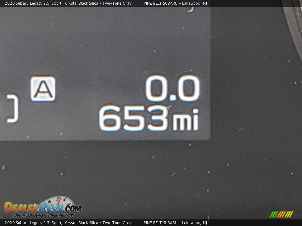 2020 Subaru Legacy 2.5i Sport Crystal Black Silica / Two-Tone Gray Photo #3