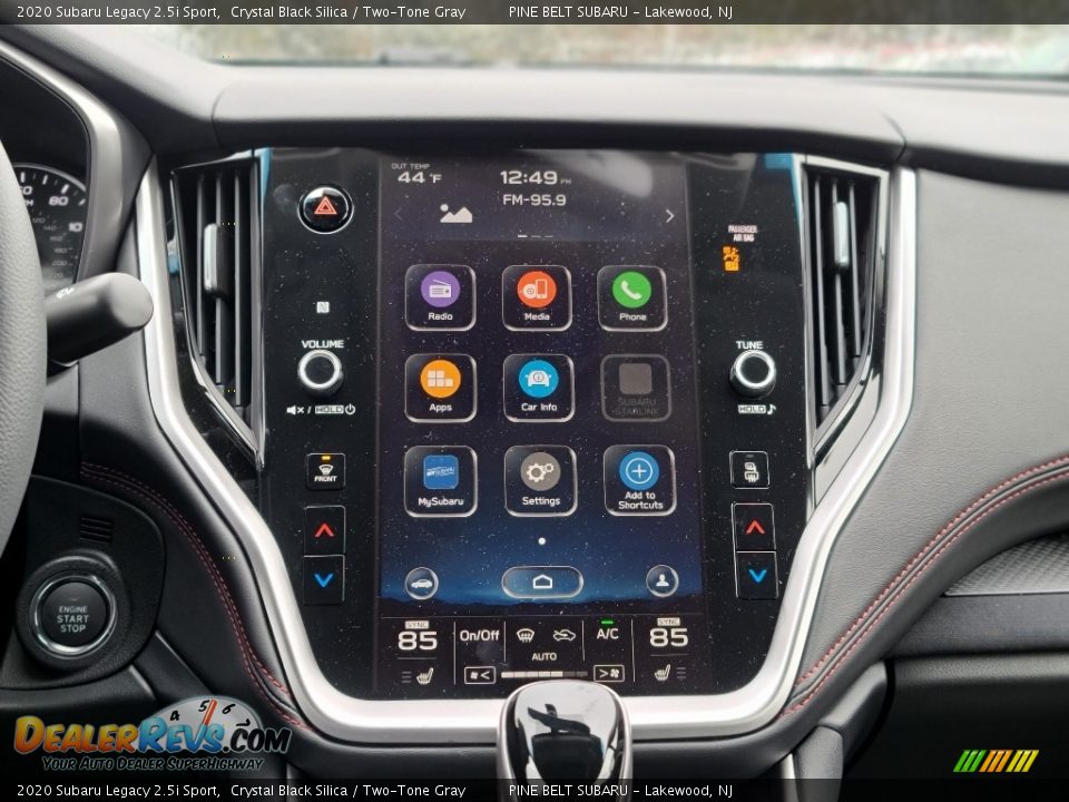 2020 Subaru Legacy 2.5i Sport Crystal Black Silica / Two-Tone Gray Photo #4