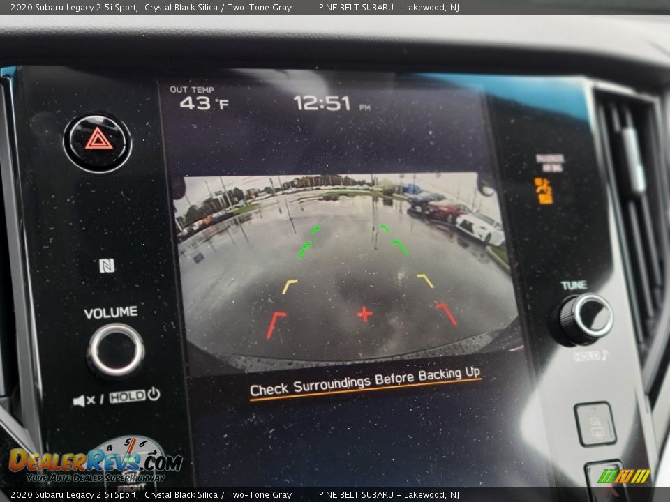 2020 Subaru Legacy 2.5i Sport Crystal Black Silica / Two-Tone Gray Photo #7