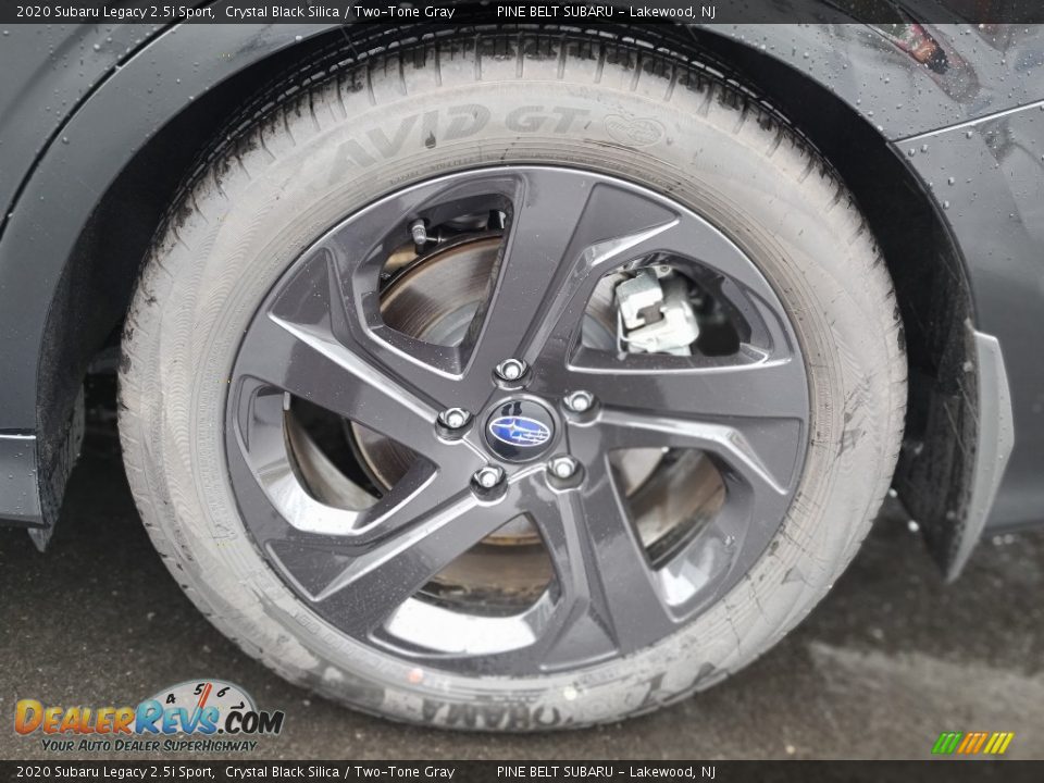 2020 Subaru Legacy 2.5i Sport Crystal Black Silica / Two-Tone Gray Photo #30