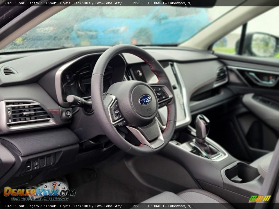 2020 Subaru Legacy 2.5i Sport Crystal Black Silica / Two-Tone Gray Photo #35