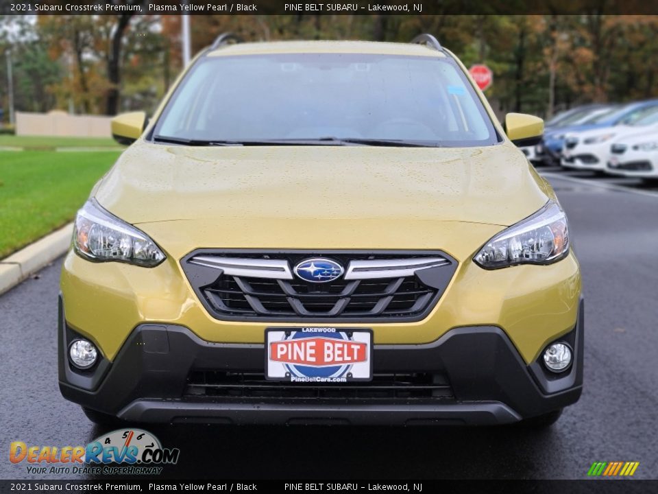 2021 Subaru Crosstrek Premium Plasma Yellow Pearl / Black Photo #3