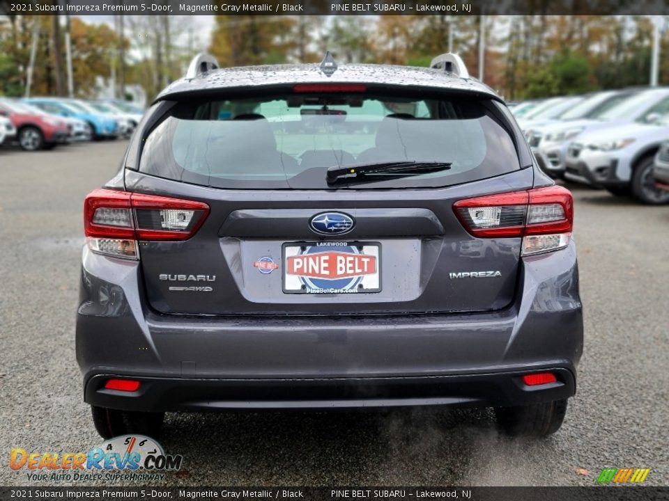 2021 Subaru Impreza Premium 5-Door Magnetite Gray Metallic / Black Photo #7