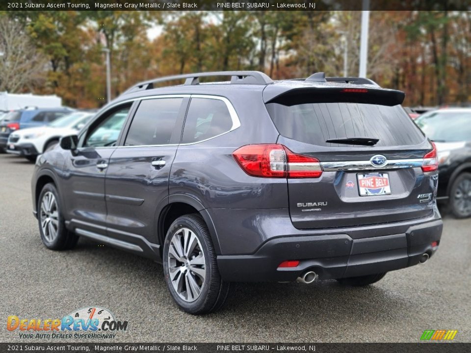 2021 Subaru Ascent Touring Magnetite Gray Metallic / Slate Black Photo #6