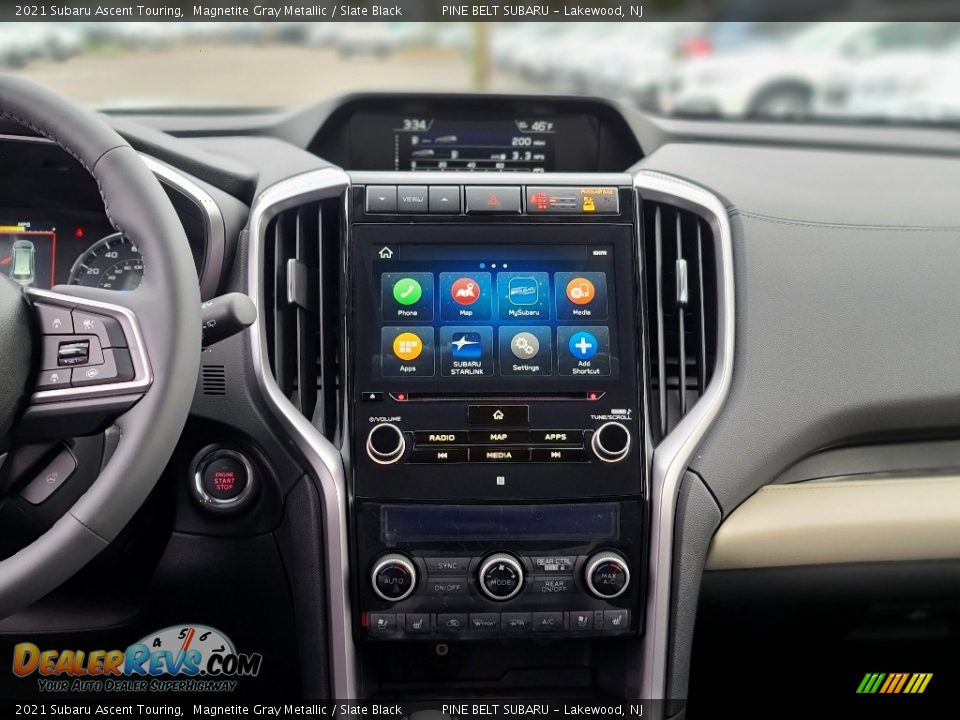 2021 Subaru Ascent Touring Magnetite Gray Metallic / Slate Black Photo #10